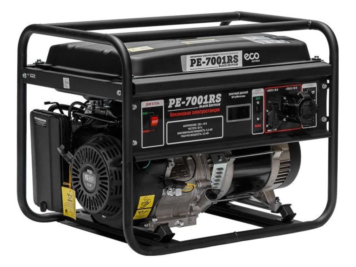 Электростанция (генератор бензиновый) ECO PE-7001RS, фото 5