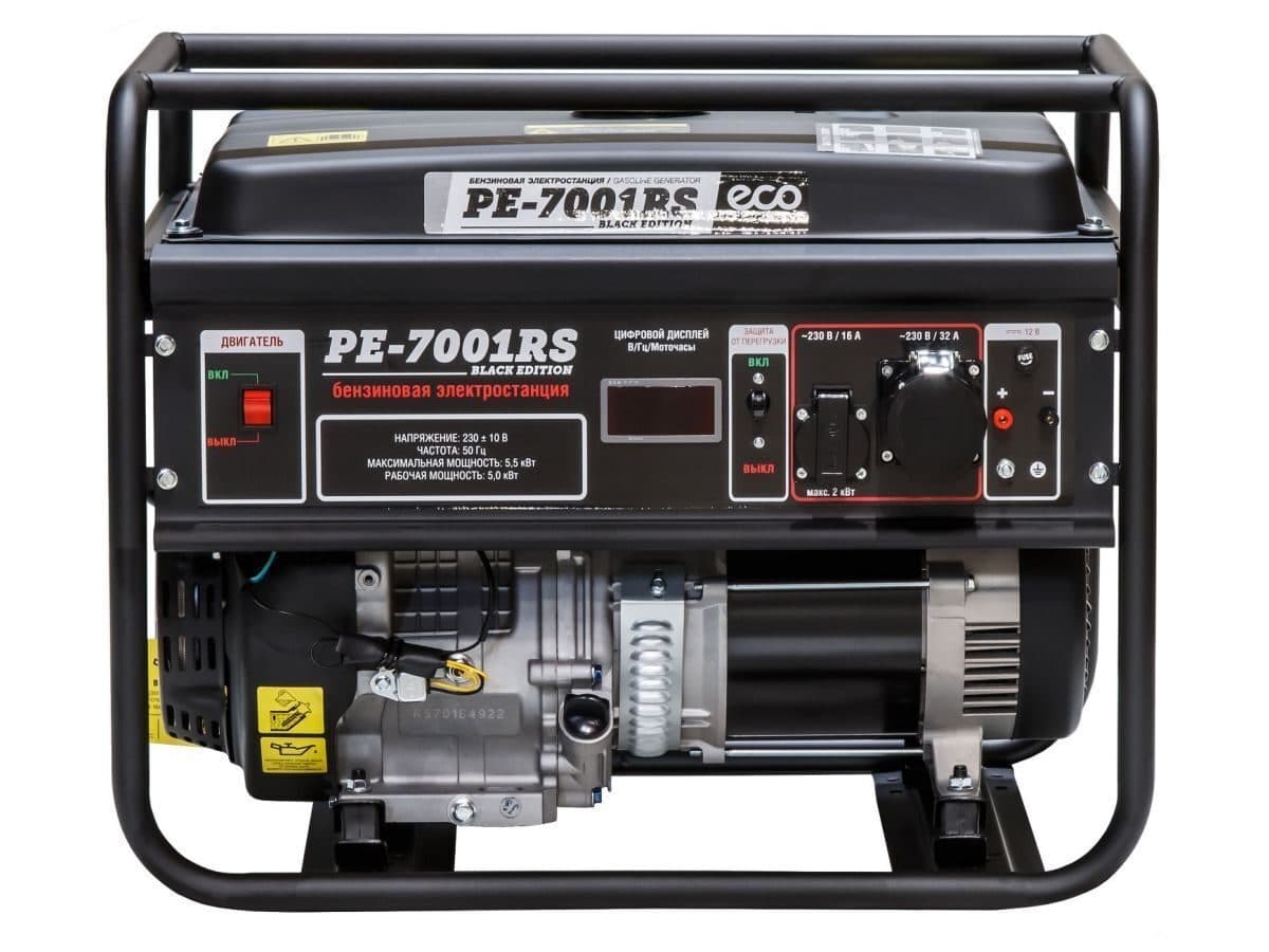Электростанция (генератор бензиновый) ECO PE-7001RS, фото 8