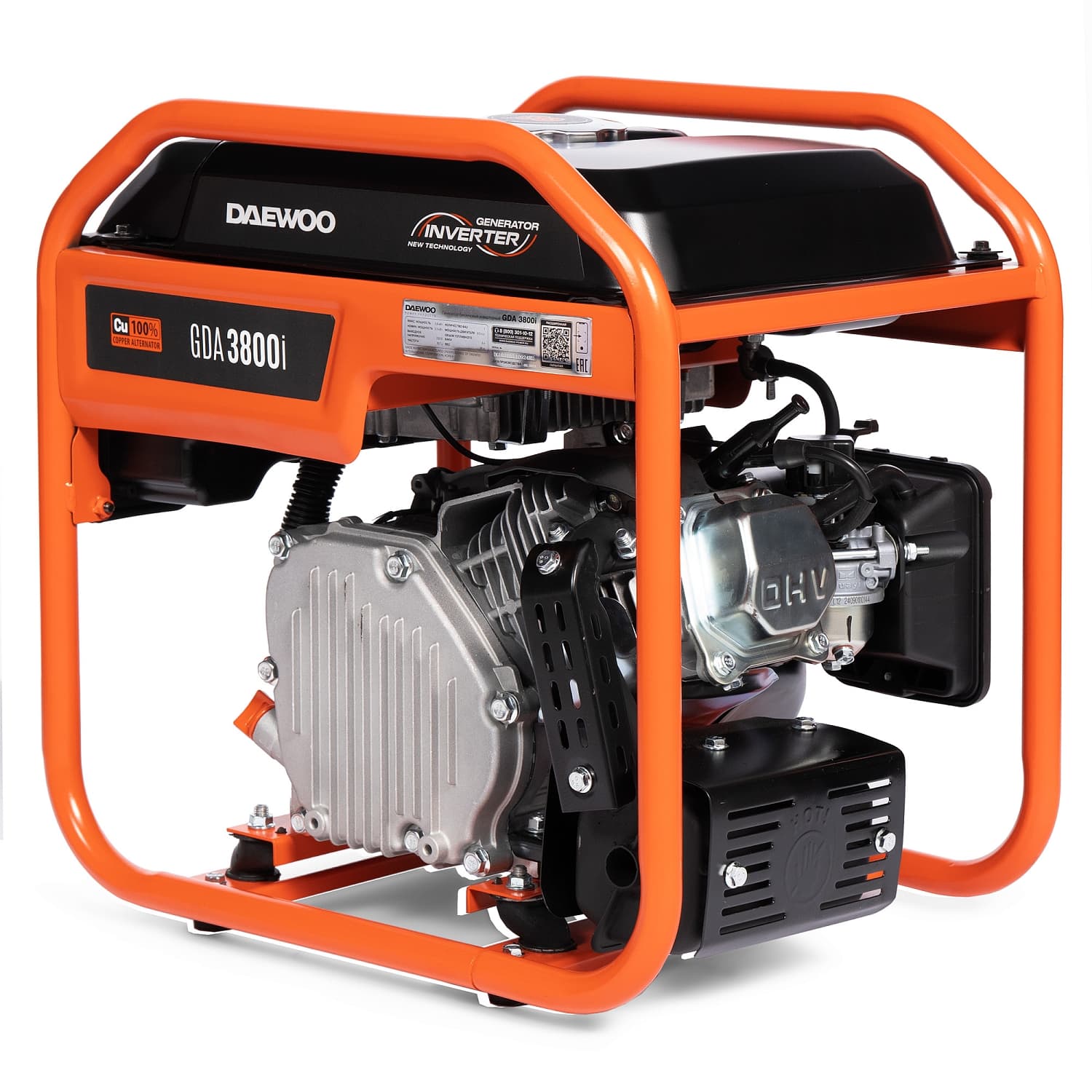 Генератор бензиновый инверторный DAEWOO GDA 3800i, фото 3