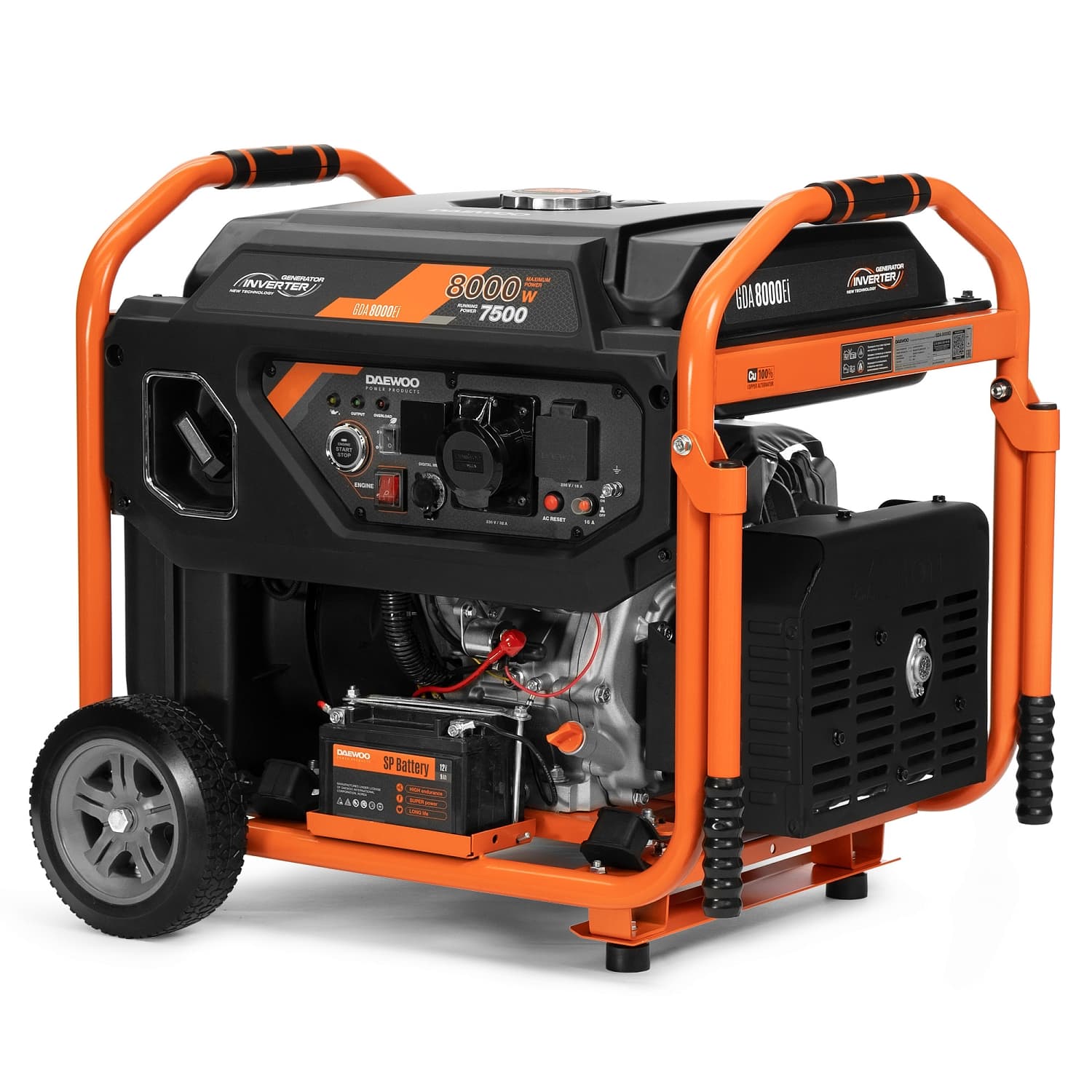 Генератор бензиновый инверторный DAEWOO GDA 8000Ei, фото 3