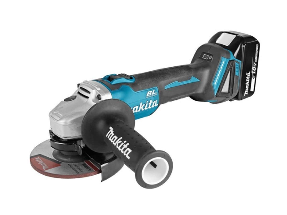 Аккумуляторный углошлифмашина MAKITA LXT DGA 504 RF, фото 5