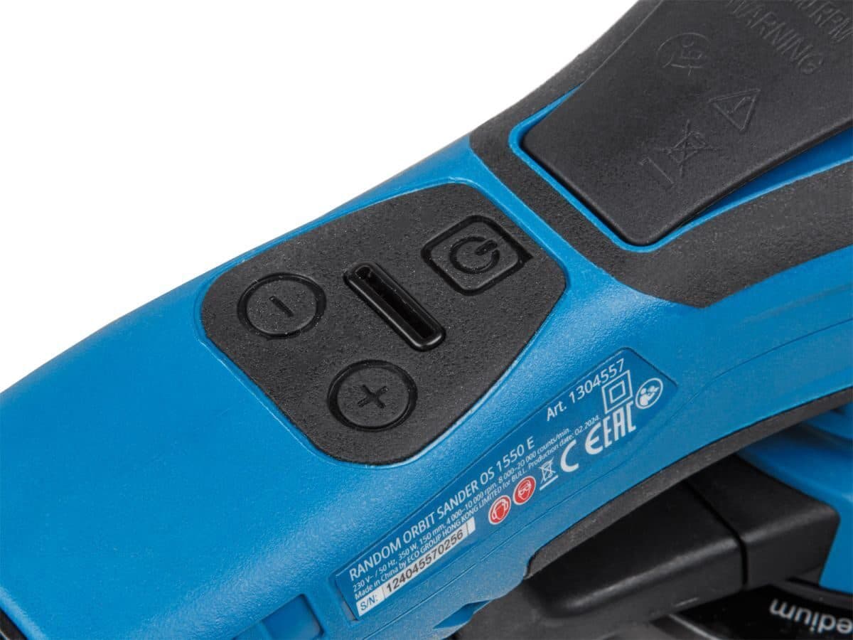 Эксцентриковая шлифмашина BULL OS 1550 E, фото 4