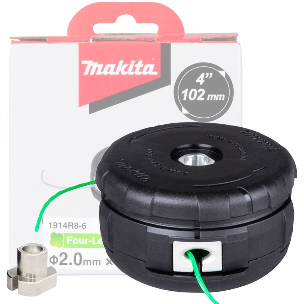 Головка триммерная M8/10x1.25LH (полуавтоматическая) к триммеру DUR368A / UR003G MAKITA (1914R8-6)
