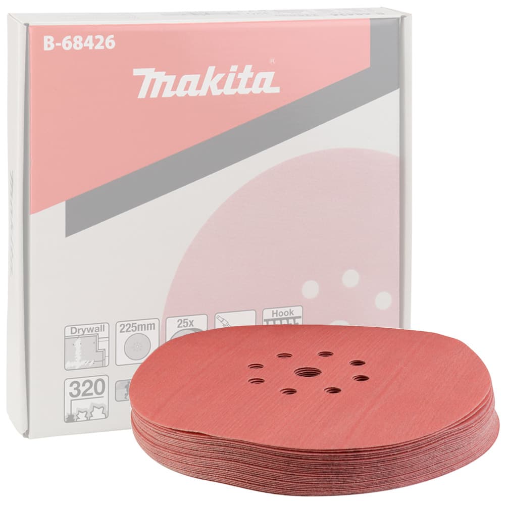 DSL800Z_Абразивный шлифовальный диск D225 мм, K320 (25 шт), MAKITA