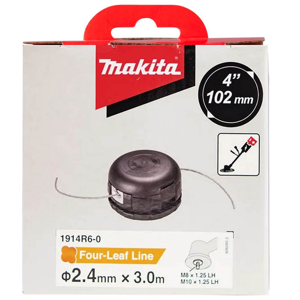 Головка триммерная M8/10x1.25LH (полуавтоматическая) к триммеру MAKITA (1914R6-0), фото 5