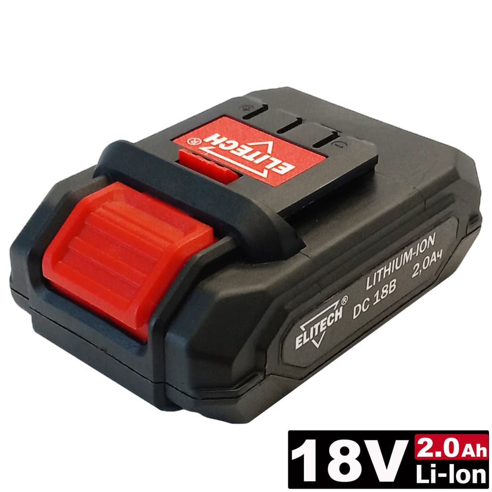 Аккумулятор 18V 2.0 Ah Li-Ion (1 шт) ELITECH (1820.127100)
