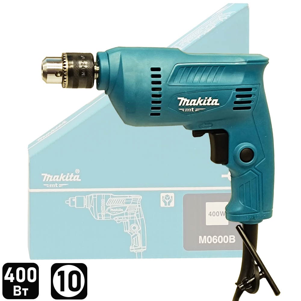 Дрель безударная M0600B (M 0600 B) MAKITA MT