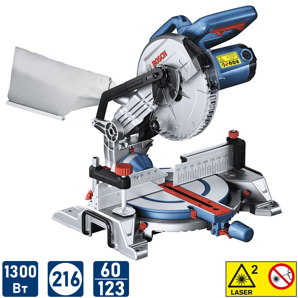 Пила торцовочная GCM 216 Professional BOSCH (0601B33000)