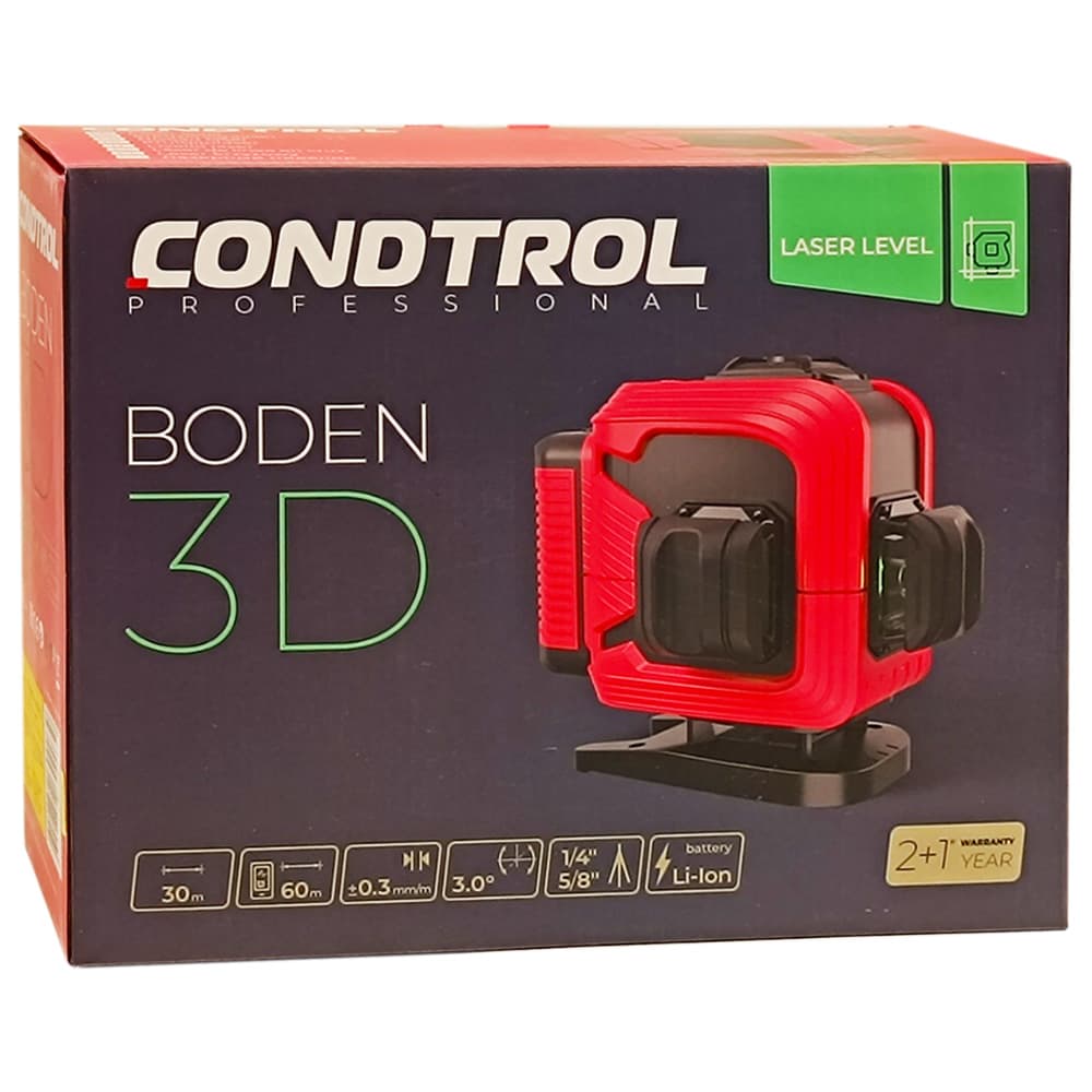 Лазерный нивелир Boden 3D CONDTROL (1-002-001), фото 2