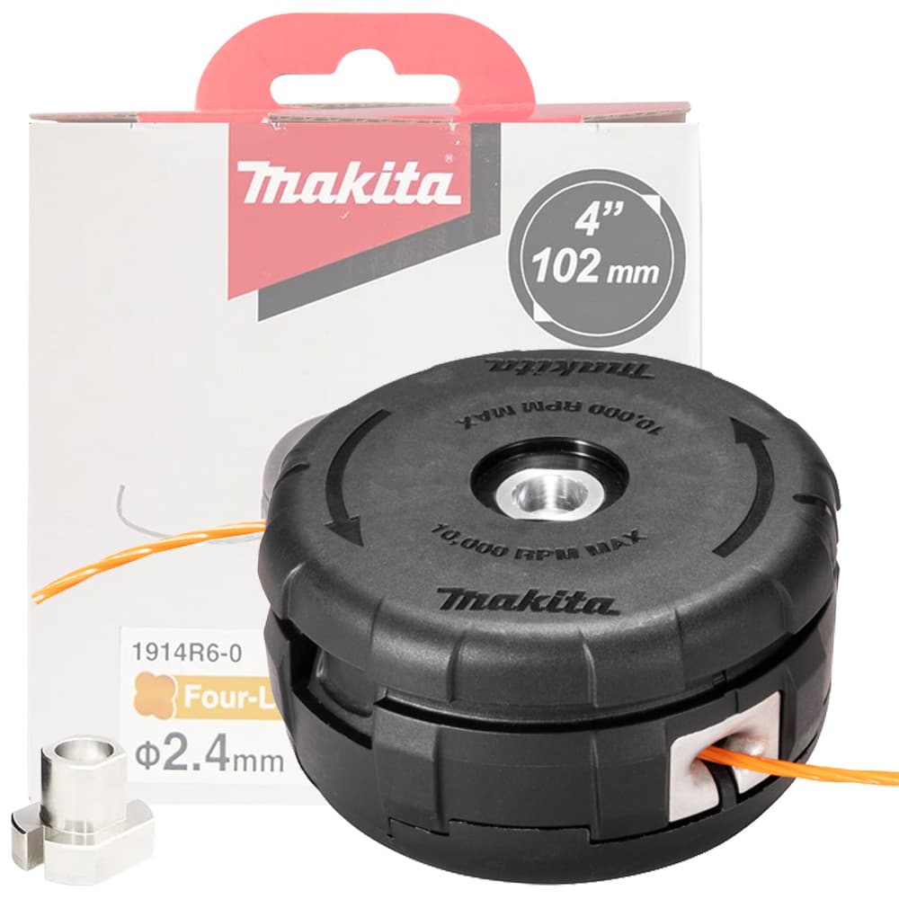 Головка триммерная M8/10x1.25LH (полуавтоматическая) к триммеру MAKITA (1914R6-0)