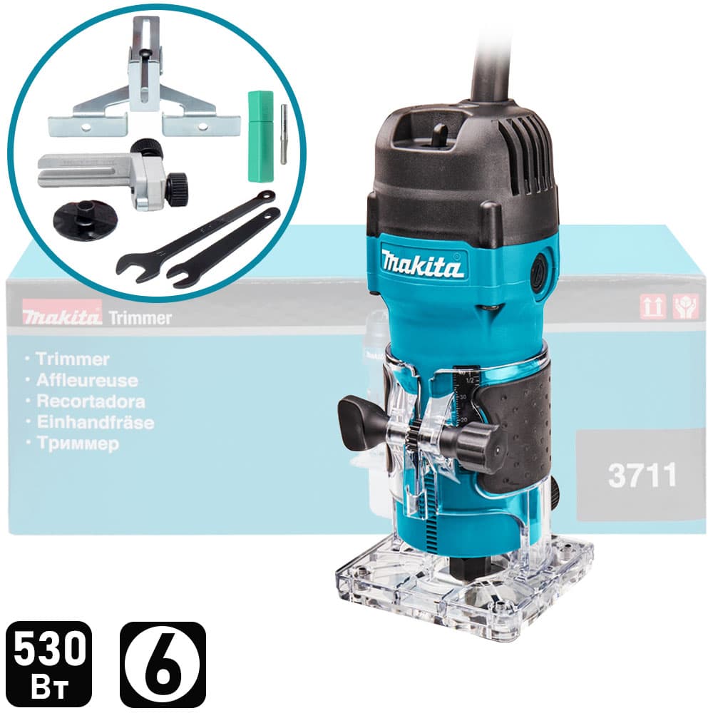 Фрезер кромочный 3711 MAKITA