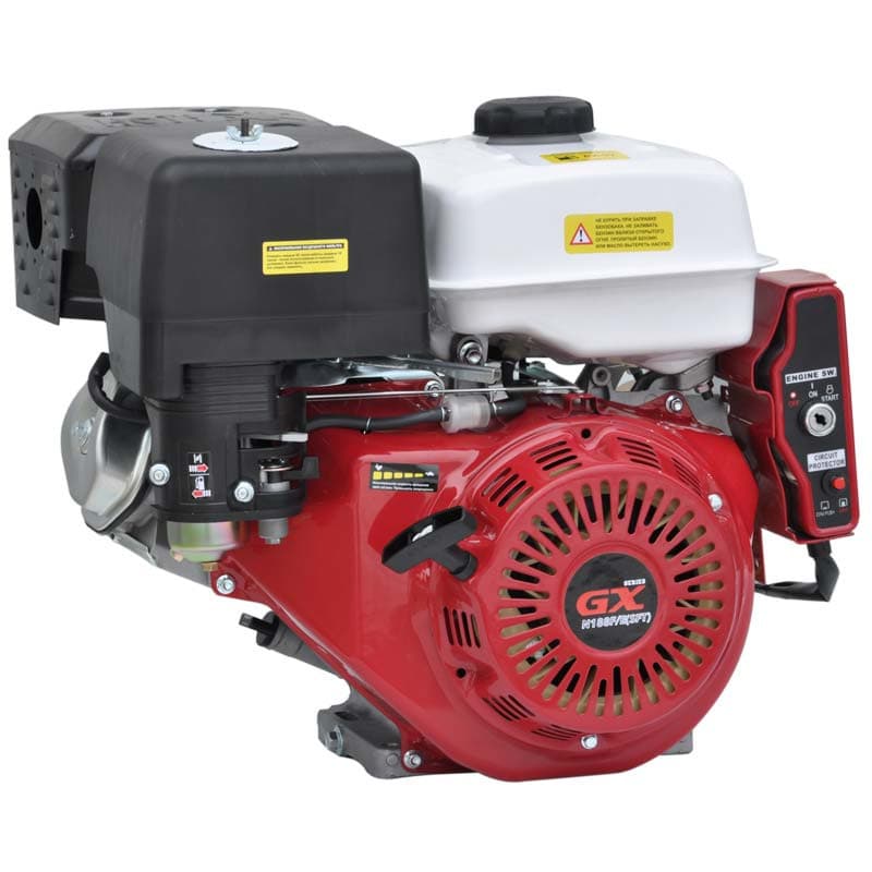 Двигатель бензиновый SKIPER N188F/E(SFT) (электростартер) (13 л.с.,389 см3,шлиц вал диам. 25ммх40мм)