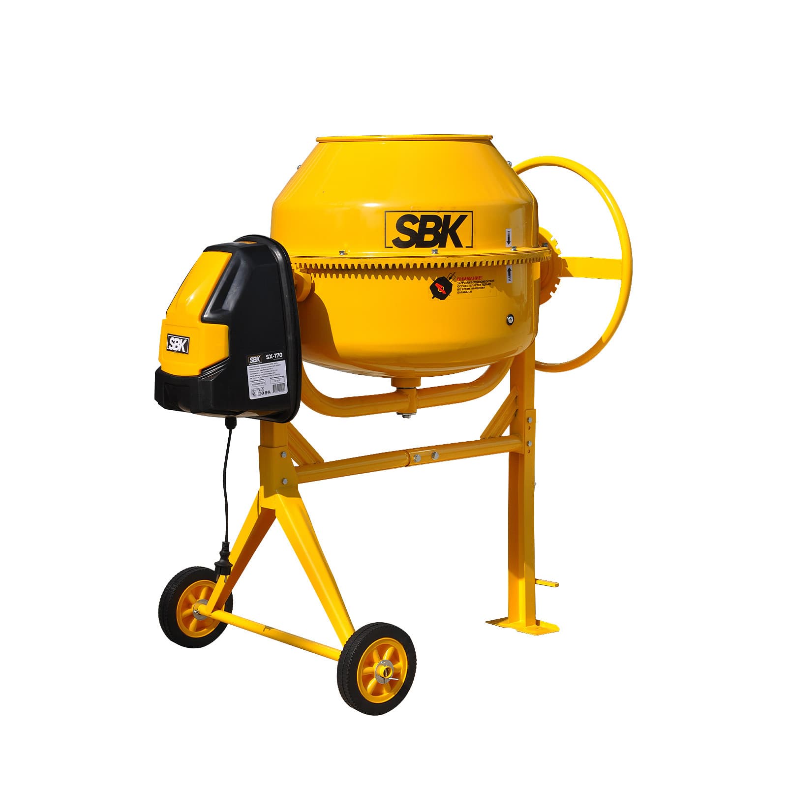 Бетоносмеситель SBK SX-170 (170л., 1050 Вт., 220В), фото 3