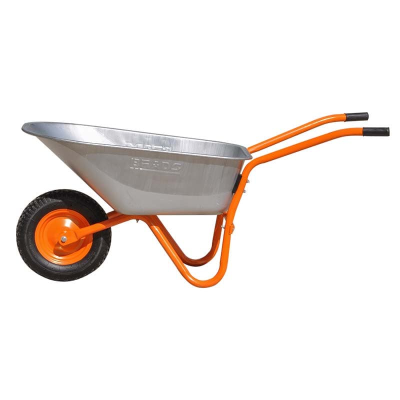 Тачка строительная BRADO 1x150 OPTIMA (до 150л, до 250 кг, 1х4.00-8, пневмо , ось  16*125), фото 2