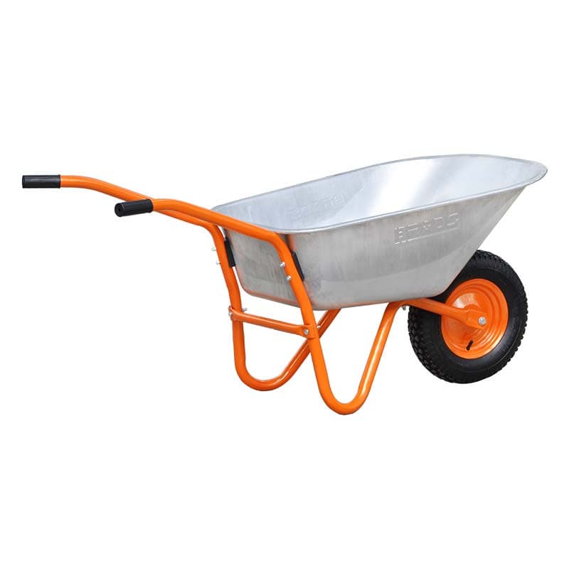 Тачка строительная BRADO 1x150 OPTIMA (до 150л, до 250 кг, 1х4.00-8, пневмо , ось  16*125), фото 4