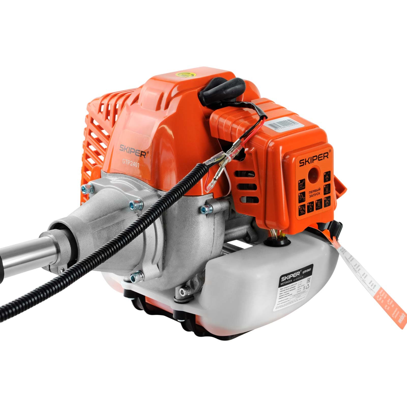 Мотокоса SKIPER GTP2401 (2.4 кВт, autocut25, диск 40Т, двуплечный ремень, лёгк. старт), фото 2