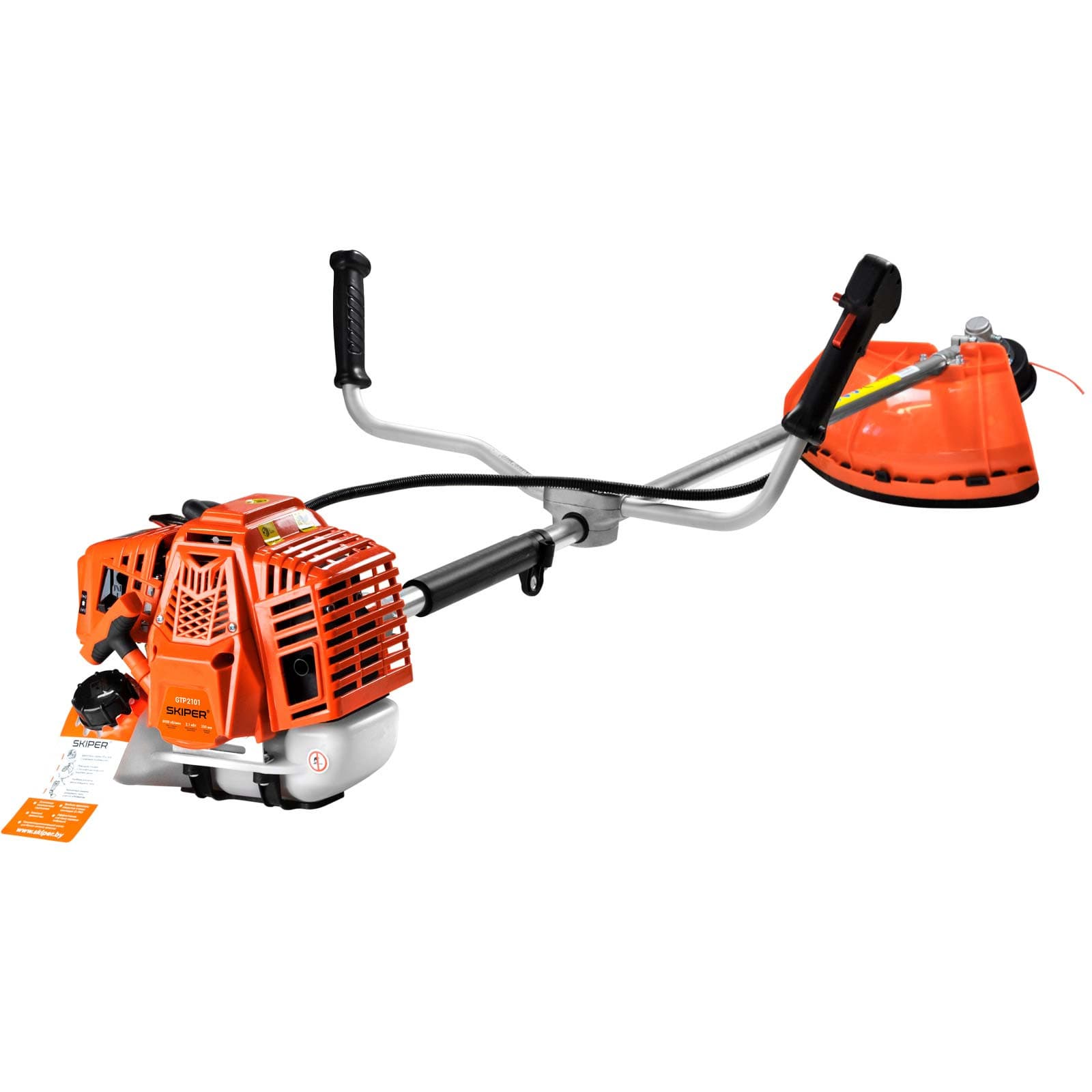 Мотокоса SKIPER GTP2101 (2.1 кВт, autocut25, диск 40Т, двуплечный ремень, лёгк. старт), фото 4