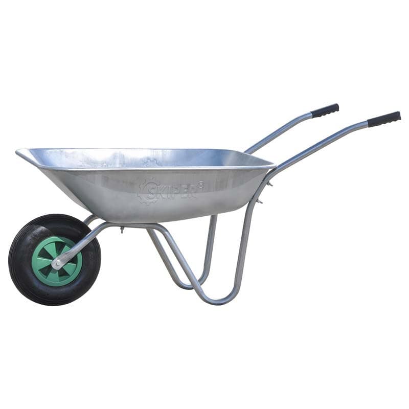 Тачка садовая SKIPER 1x85 FERMER (до 85л, до 150 кг, 1x3.5-6, пневмо, ось 16*90), фото 2