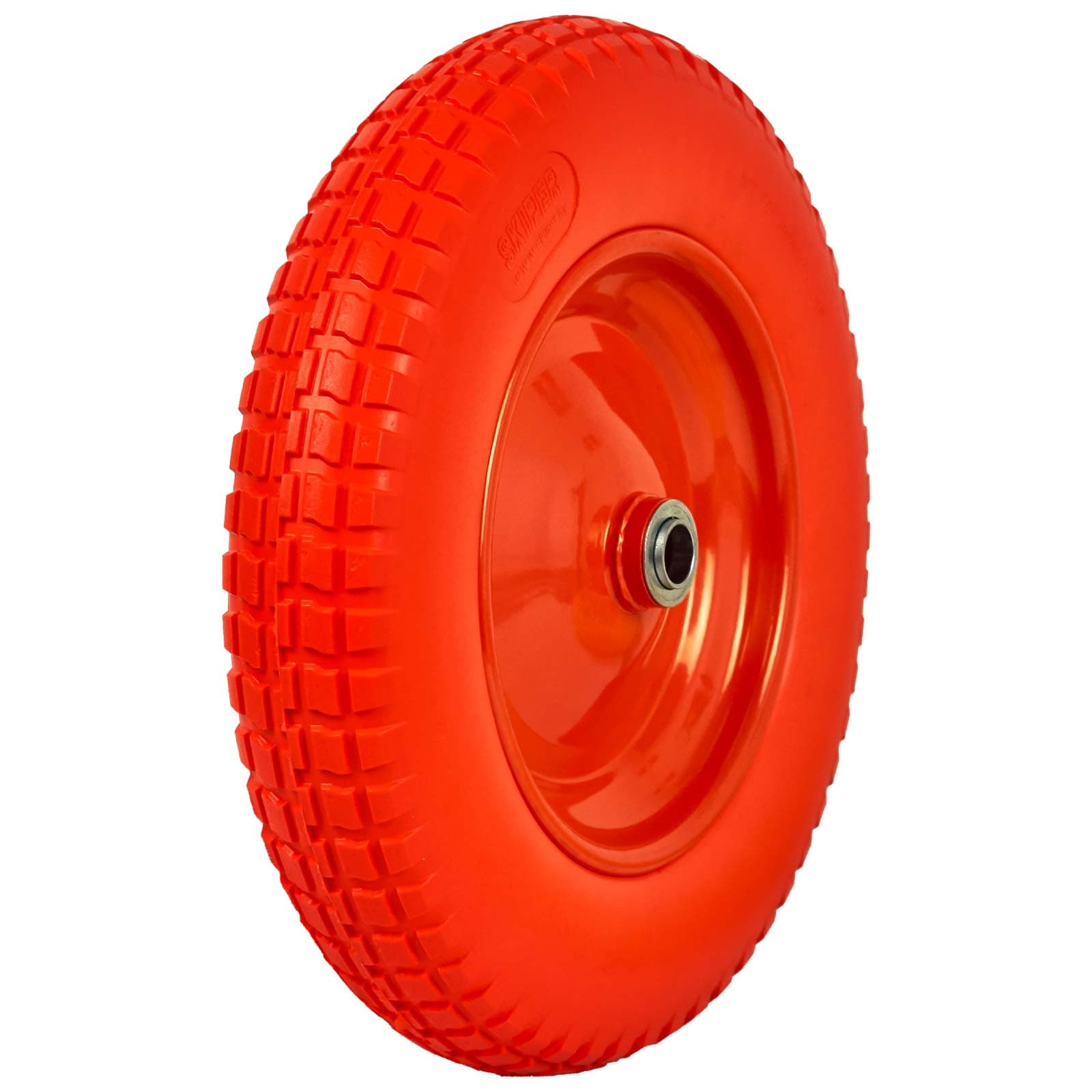 Колесо SKIPER для тачки 3.25-8 PU (20х80) (2x130 expert PRO, 2x140), фото 2