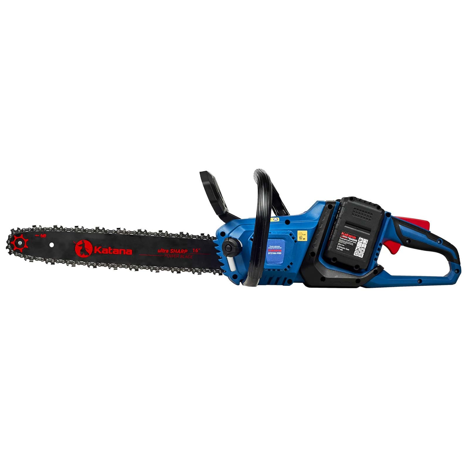 Пила цепная аккумуляторная KATANA DT2104-PRO(Бесщет, 42V, 2x4Ah, 40см, 0,375", 1,3мм, 56зв.,бесключ), фото 5
