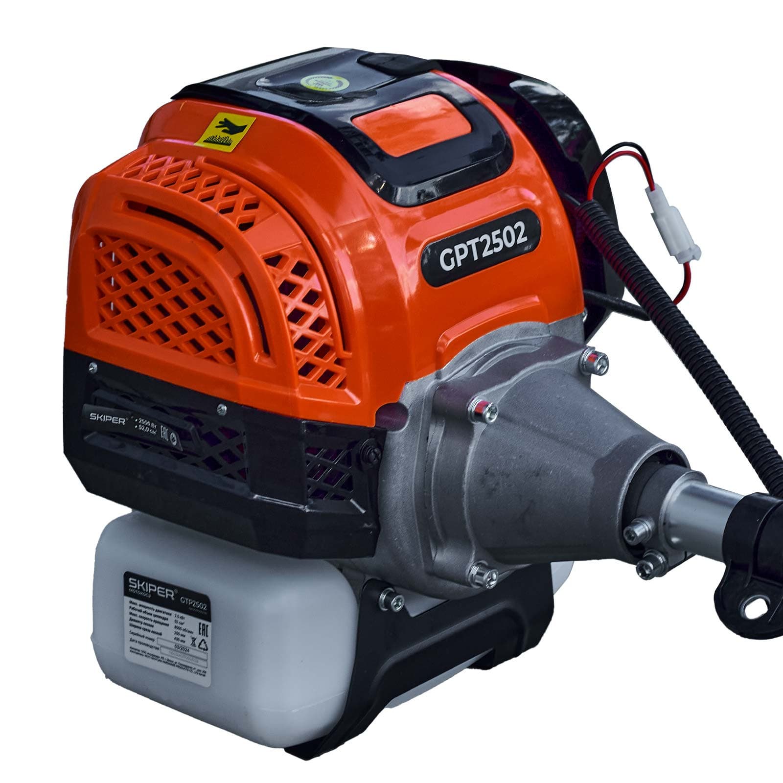 Мотокоса SKIPER GTP2502 (2.5 кВт, autocut25,диск40Т,двуплечный ремень, лёгк.старт,разборн. штанга), фото 2
