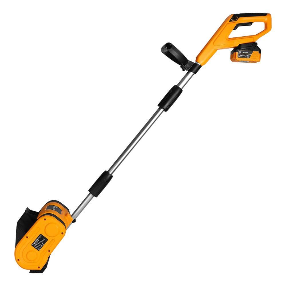 Снегоуборщик аккумуляторный DEKO ST212-5 (20В, 2х5Ач, совм Katana/Makita, 2800об/мин, 254/160мм, 6м), фото 3