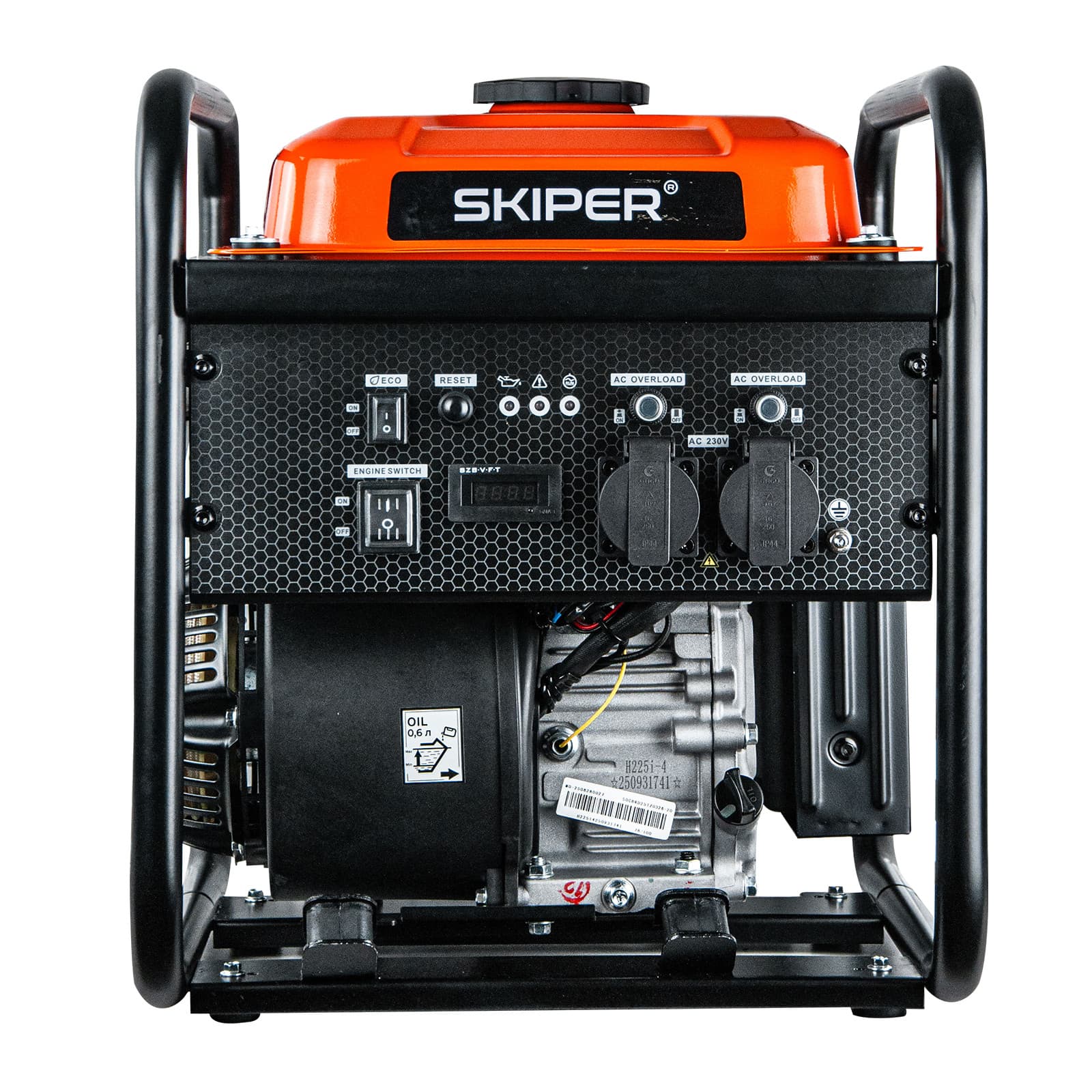 Электростанция (генератор инверторный бензиновый) SKIPER HW5000i (4.7кВт), фото 4