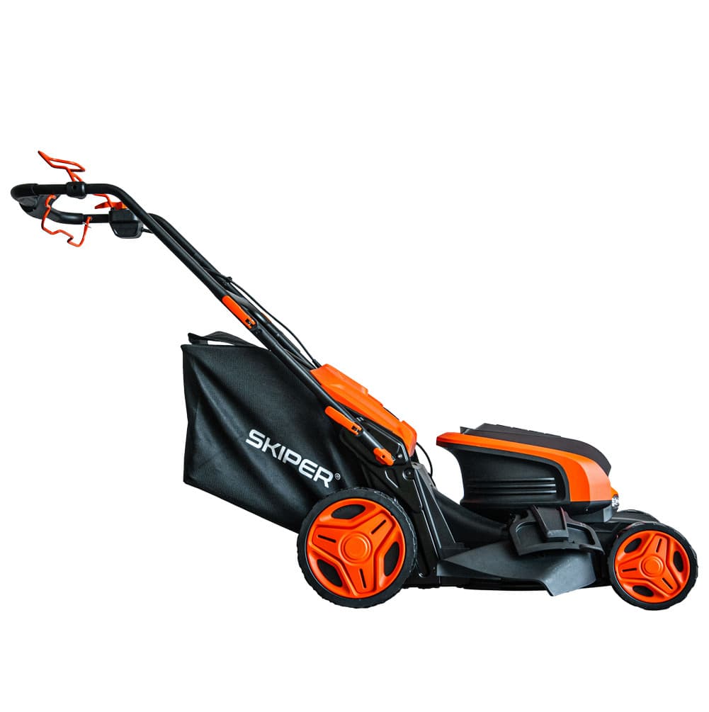 Газонокосилка аккумуляторная SKIPER SW480 (48см,самоход,бесщёт.двиг,мульч.,4акк*21В*4А/ч), фото 4