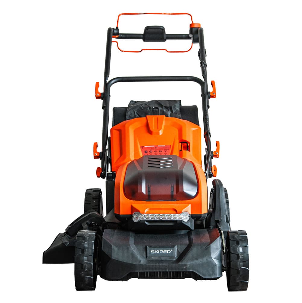 Газонокосилка аккумуляторная SKIPER SW480 (48см,самоход,бесщёт.двиг,мульч.,4акк*21В*4А/ч), фото 5