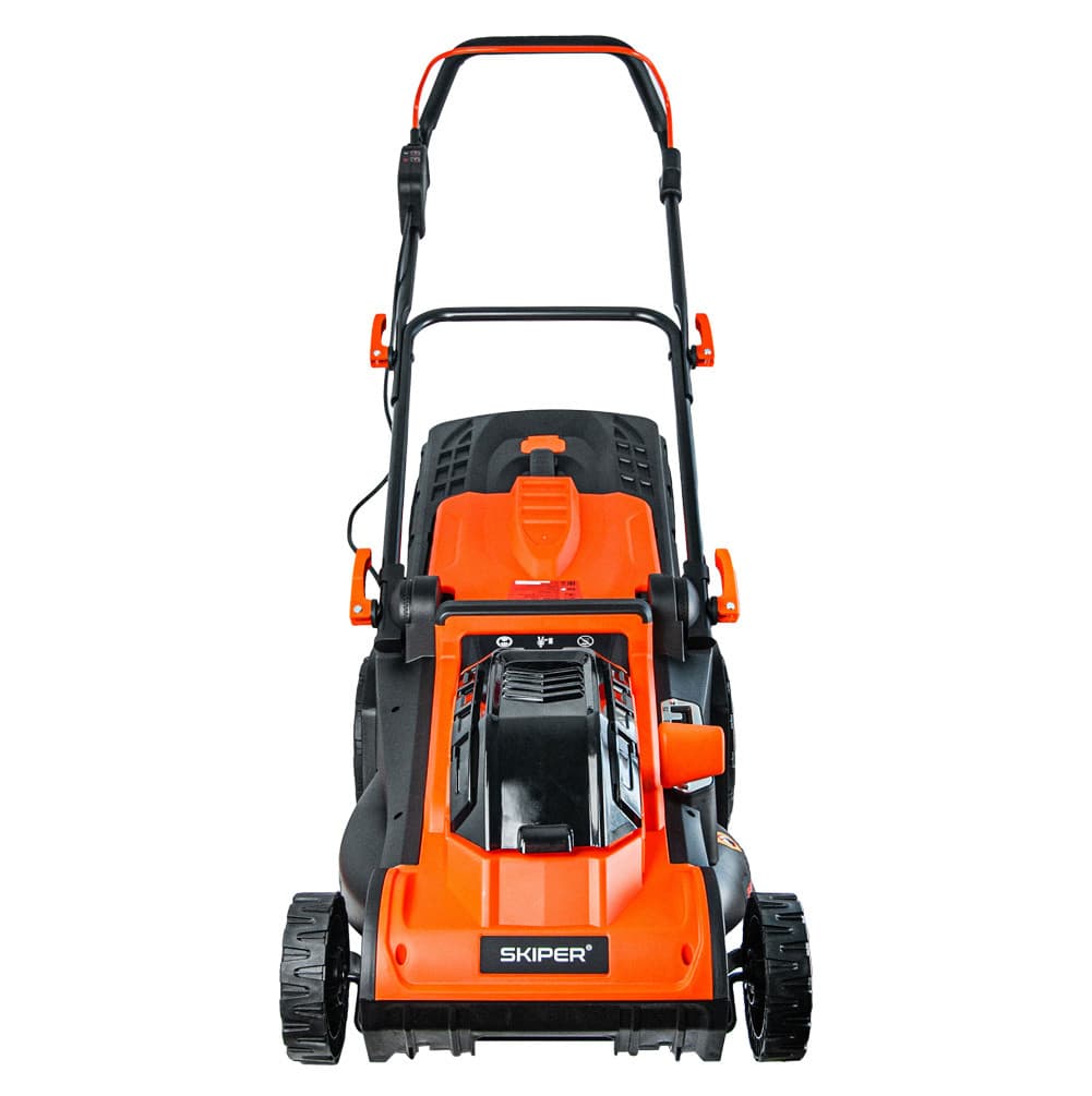 Газонокосилка аккумуляторная SKIPER KW380 (38см, бесщёт.двиг, мульчирование, 2акк*21В*4А/ч), фото 5