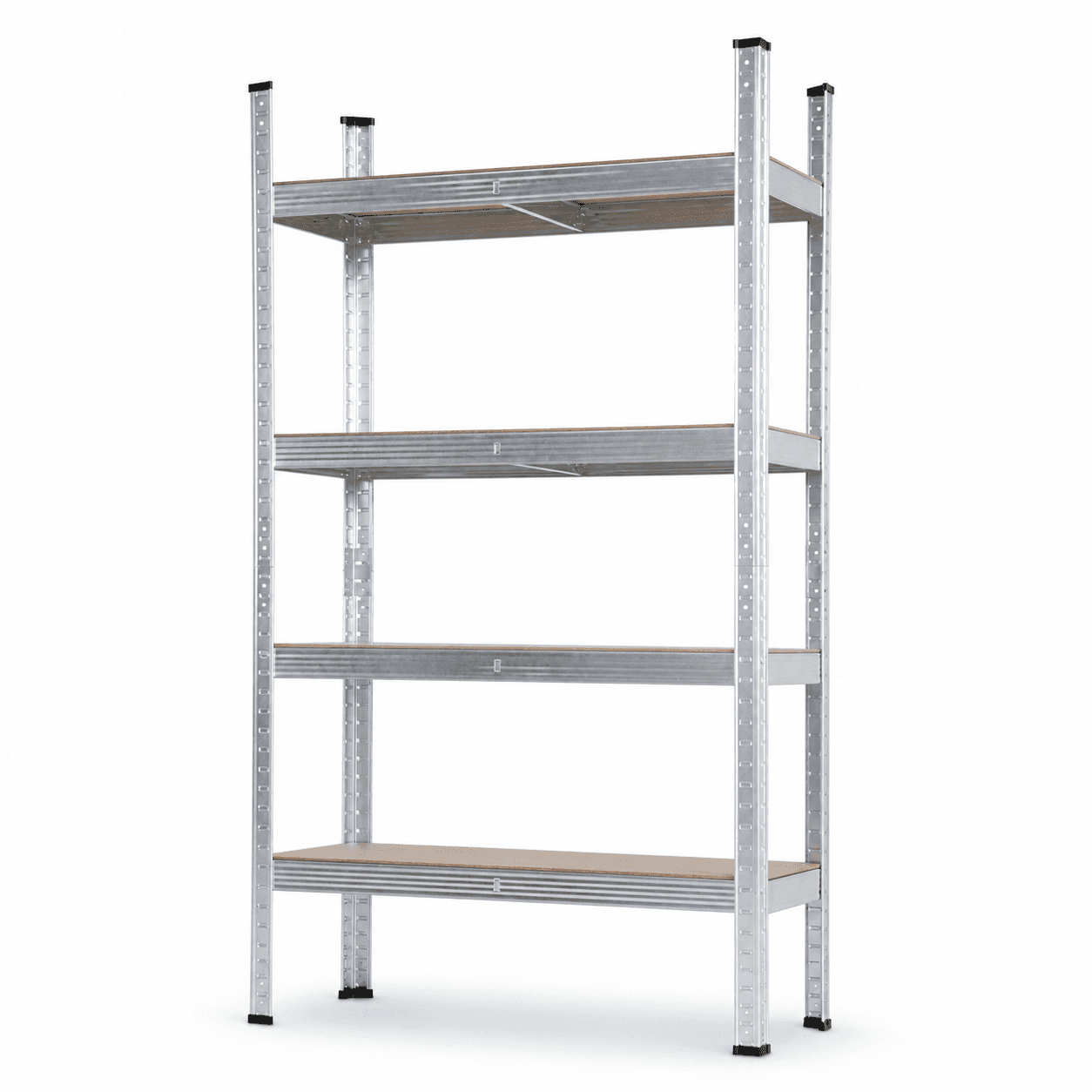 Стеллаж металлический SKIPER SM-1504 (150*75*30см, 4 полки, МДФ 4мм)