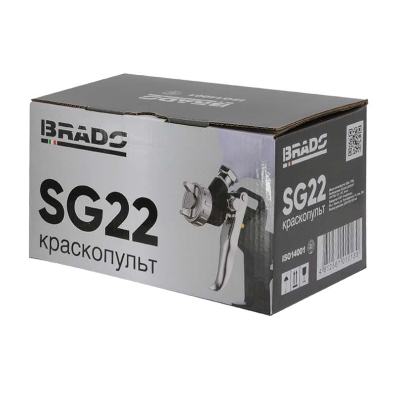 Краскопульт BRADO SG22 1,5мм: 3,5-5бар: 0,6л (аналог SG03), фото 4
