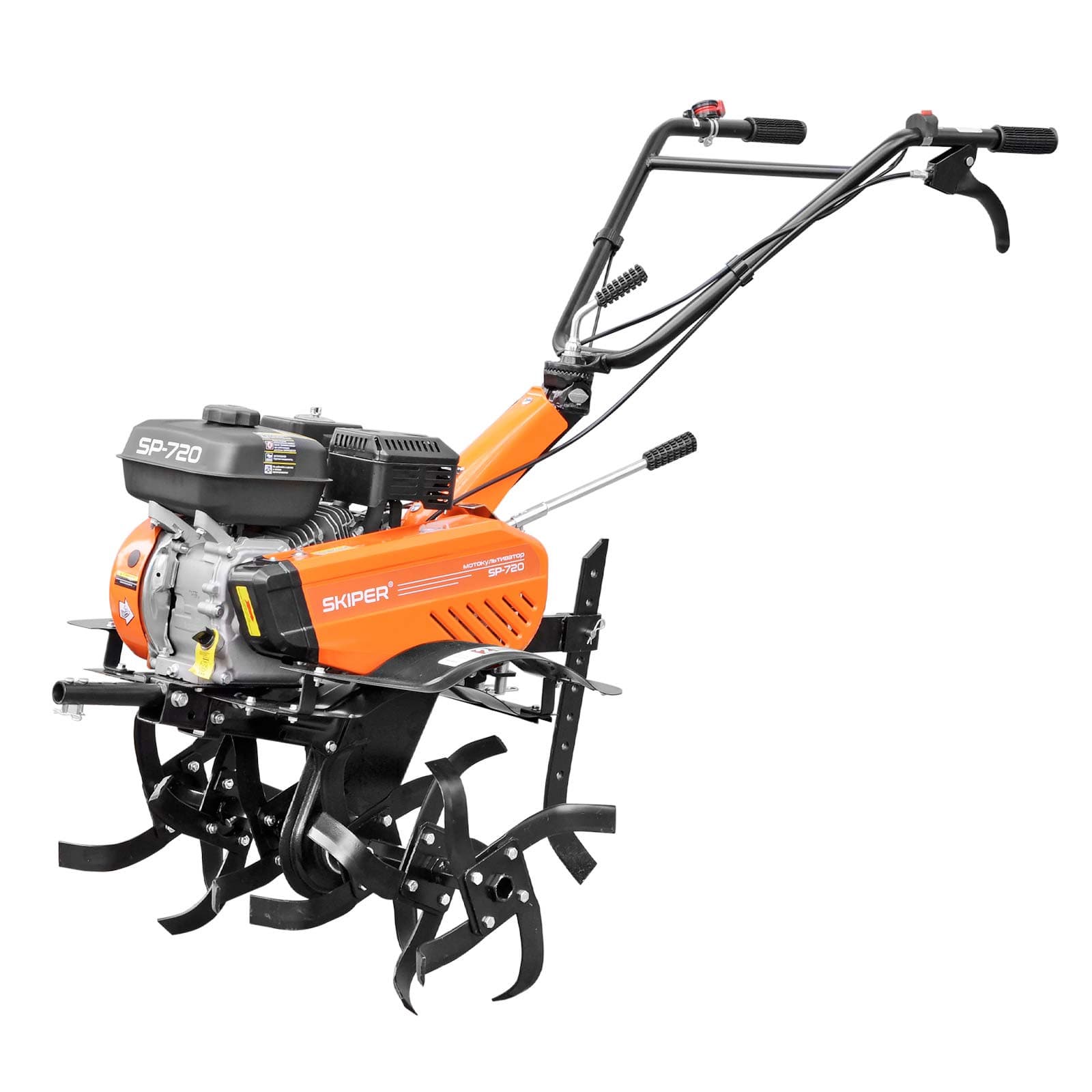 Культиватор SKIPER SP-720 (8 л.с., без ВОМ, передач 2+1, 2 года гарантии, без колёс), фото 2