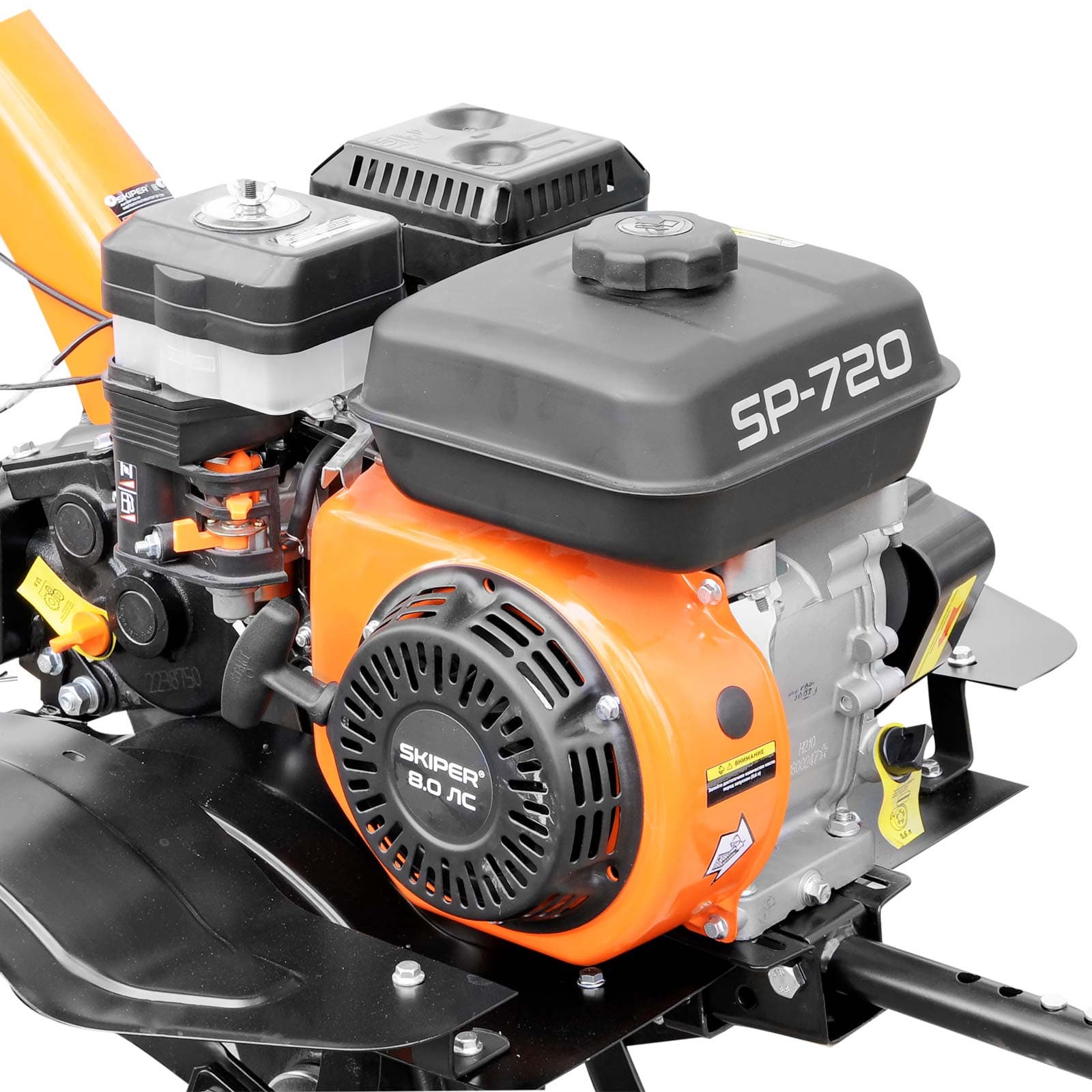 Культиватор SKIPER SP-720 (8 л.с., без ВОМ, передач 2+1, 2 года гарантии, без колёс), фото 5