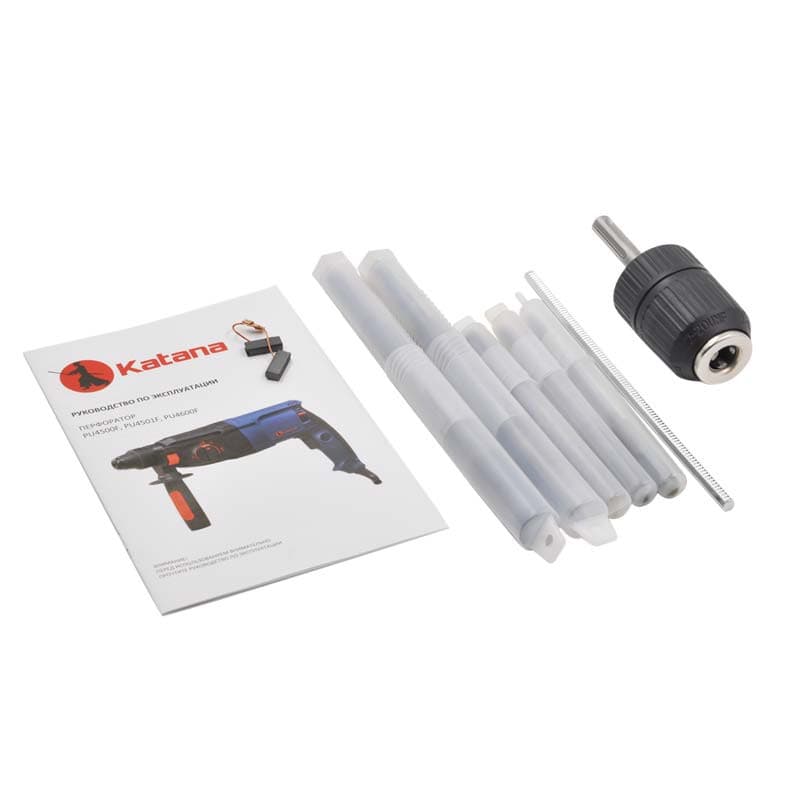 Перфоратор KATANA PU4500F в чем.(2 зуб.,3 сверла,950 Вт,3.2 Дж,3 реж,SDS-plus, БЗП), фото 6