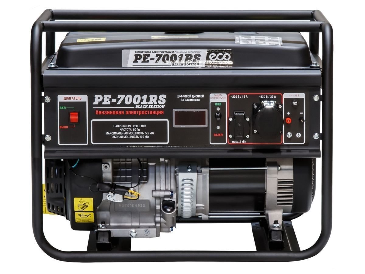 Электростанция (генератор бензиновый) ECO PE-7001RS, фото 8