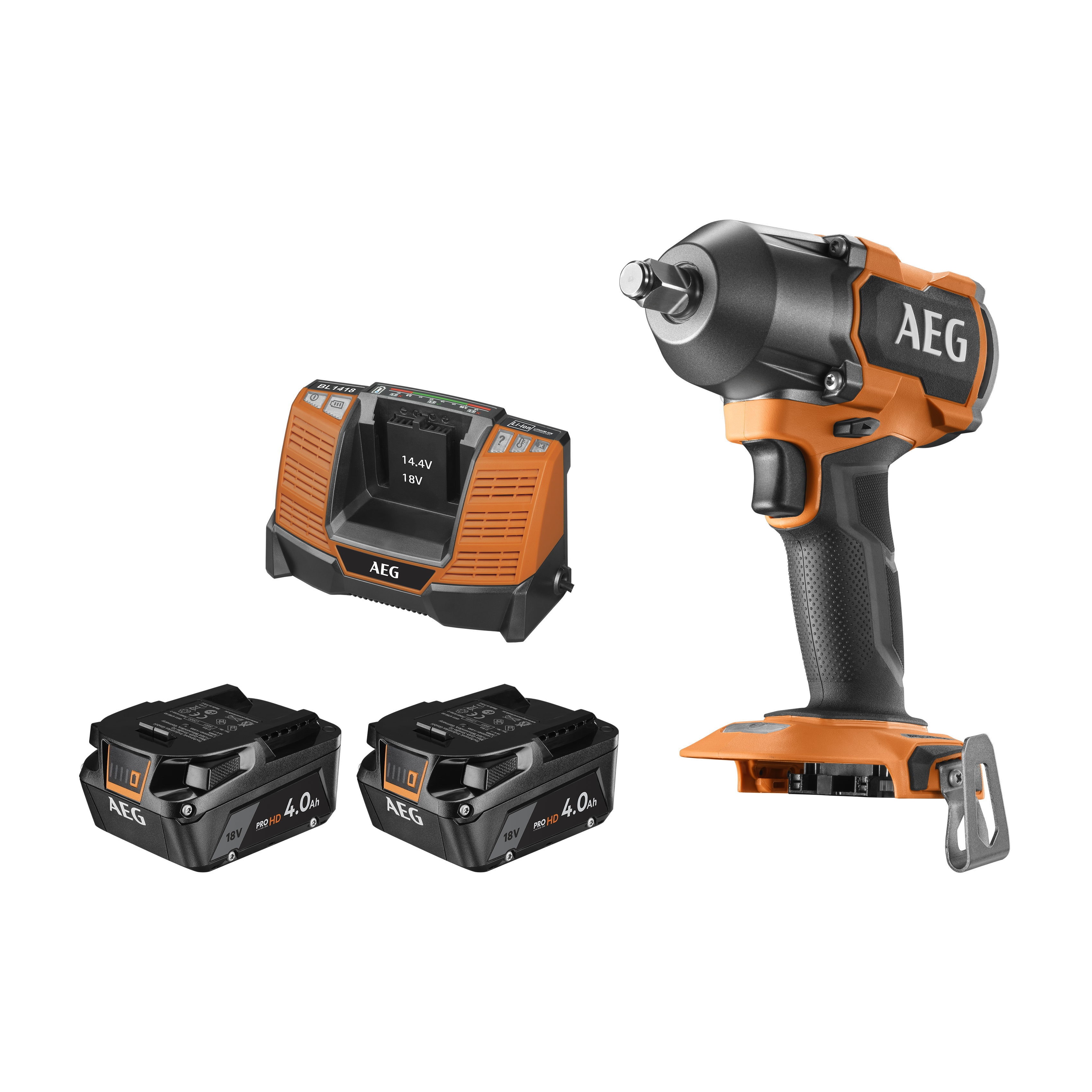 Гайковерт аккумуляторный AEG BSS18MTF12BL-402C, фото 2