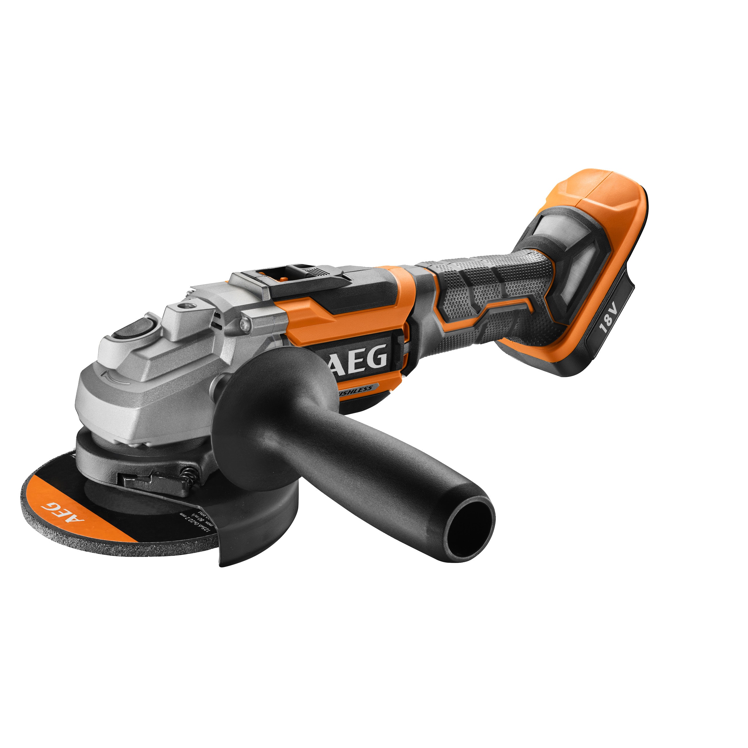 Углошлифмашина аккумуляторная AEG BEWS 18-125BL-0 (без батареи), фото 2