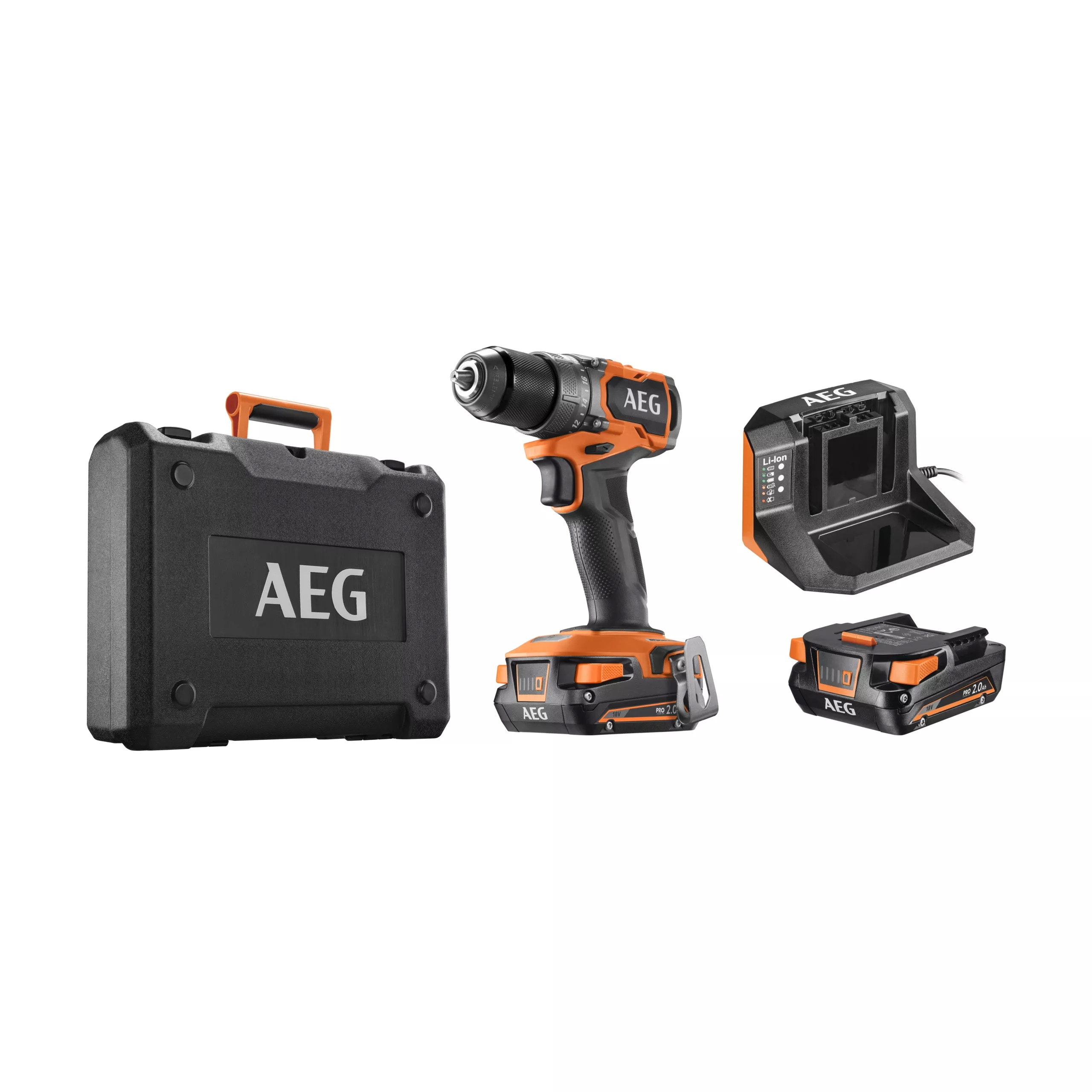 Дрель-шуруповерт аккумуляторная AEG BS18SBL2-202C, фото 2