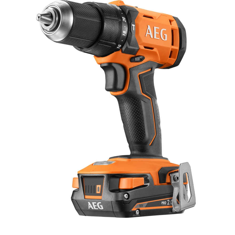Дрель-шуруповерт ударная аккумуляторная AEG BSB18G4-202C, фото 2