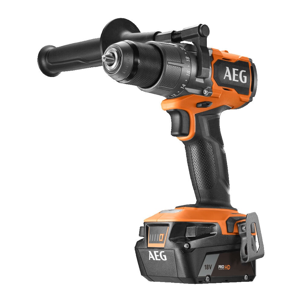 Дрель-шуруповерт ударная аккумуляторная бесщеточная AEG BSB18C3BL-X02C, фото 2