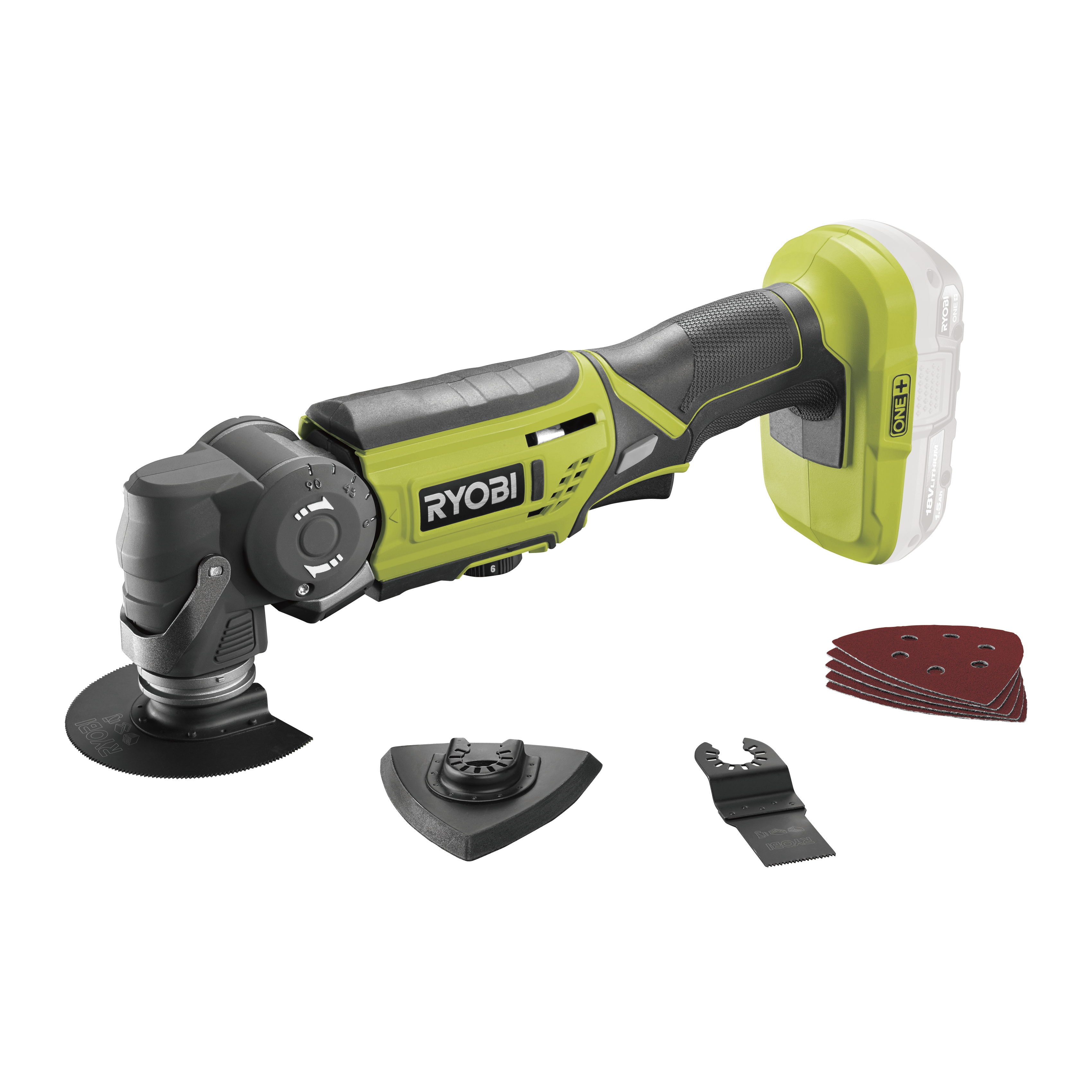 Многофункциональный инструмент RYOBI R18MT-0 (без батареи) система ONE +, фото 2