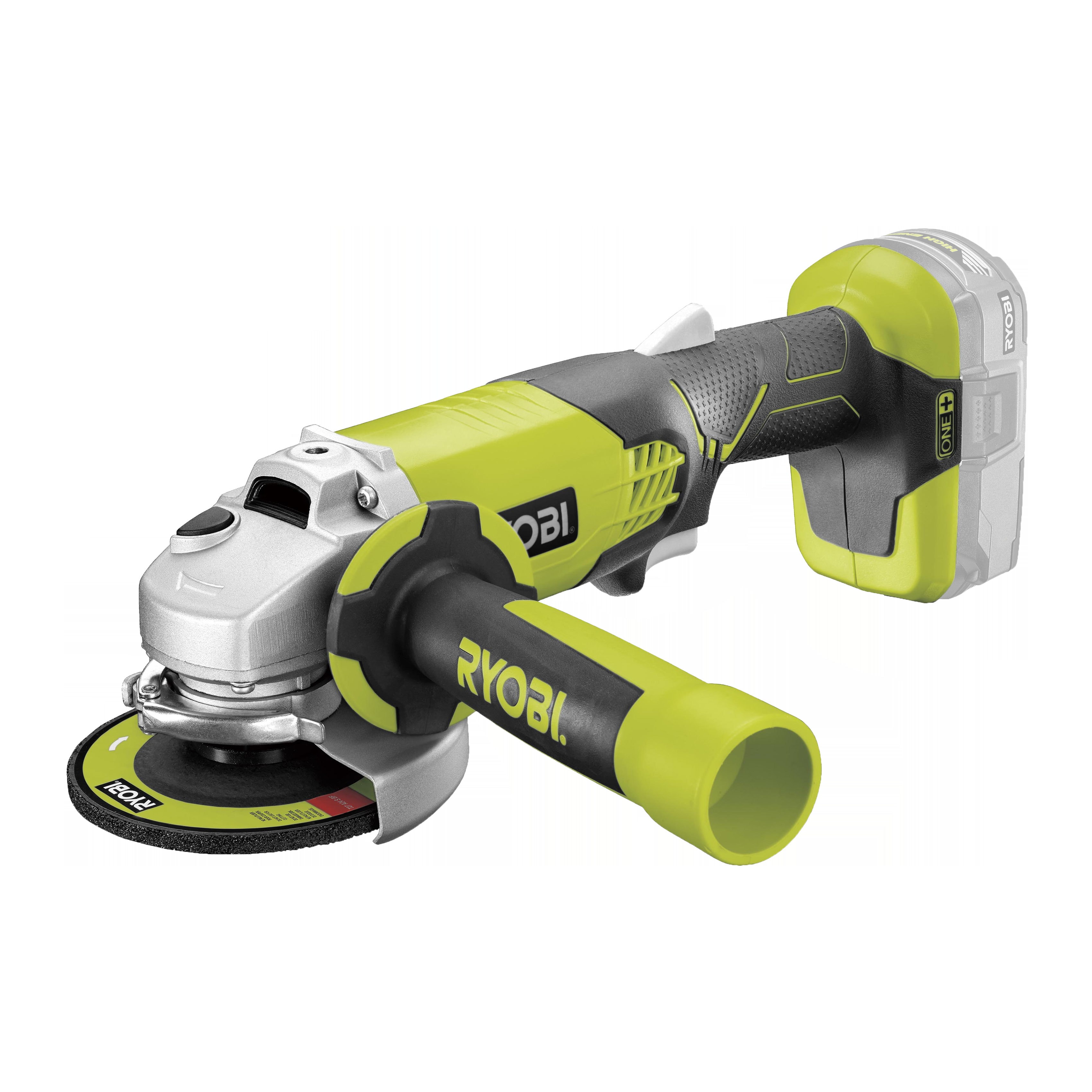 Углошлифмашина RYOBI R18AG-0 (без батареи) система ONE +, фото 2