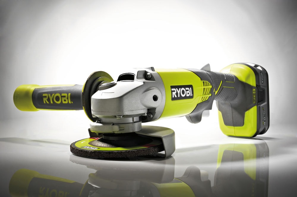 Углошлифмашина RYOBI R18AG-0 (без батареи) система ONE +, фото 3