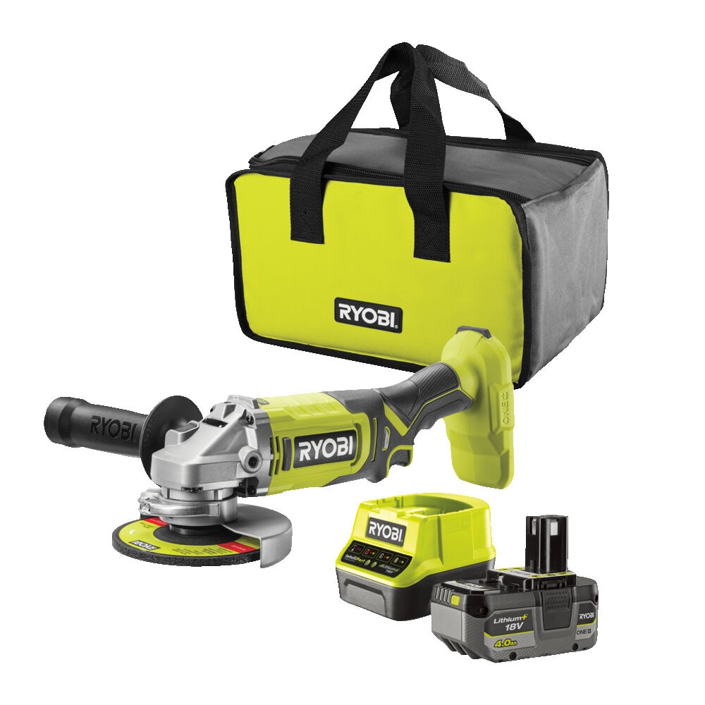 Углошлифмашина RYOBI RAG18125-1C40S система ONE +, фото 2