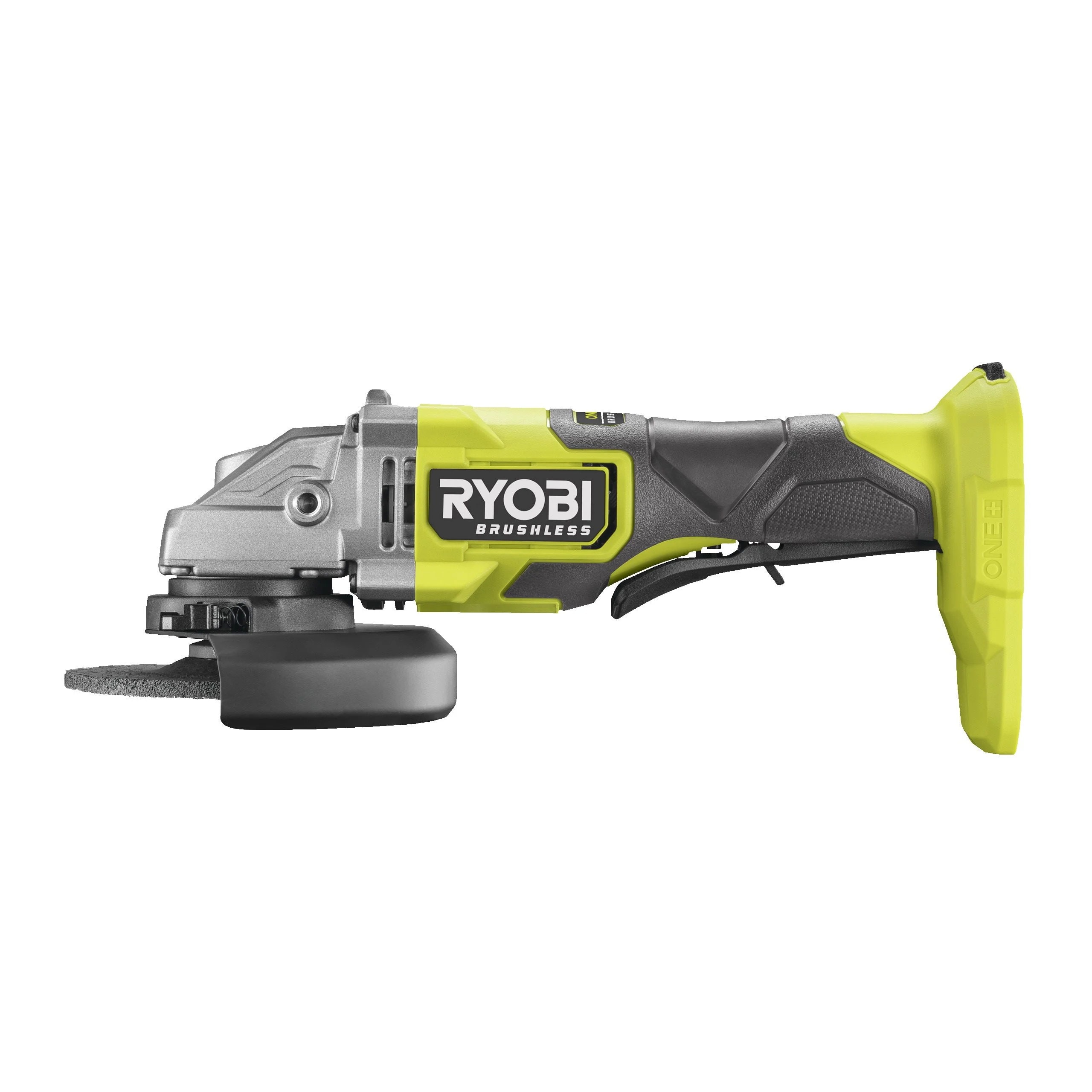 Углошлифмашина RYOBI RAG18BL-0 (без батареи) система ONE +, фото 2