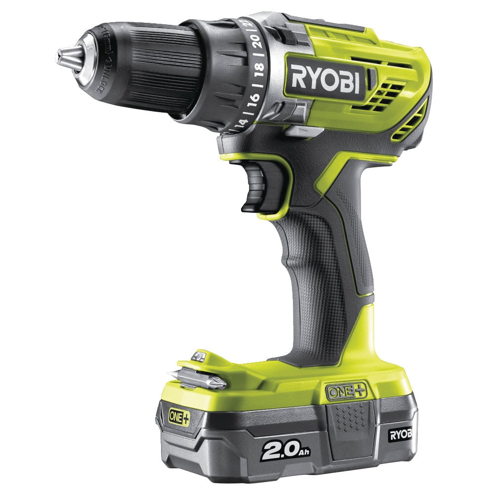Дрель-шуруповерт RYOBI R18DD3-220S система ONE +, фото 2