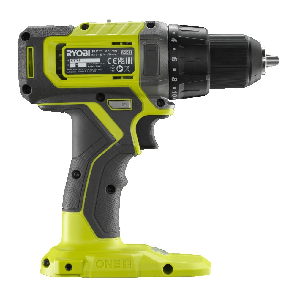 Дрель-шуруповерт RYOBI RDD18-0 (без батареи) система ONE +, фото 3