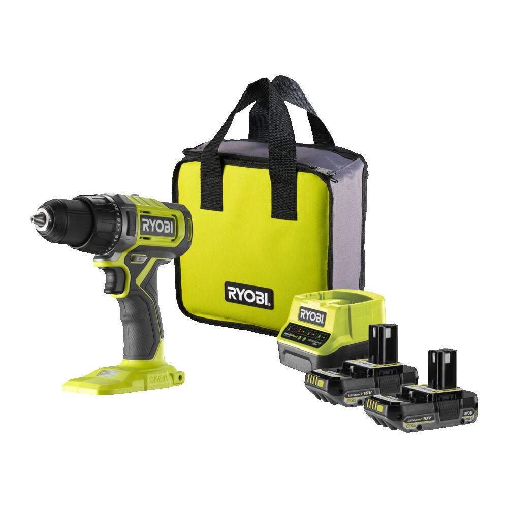 Дрель-шуруповерт RYOBI RDD18-2C20S система ONE +, фото 2
