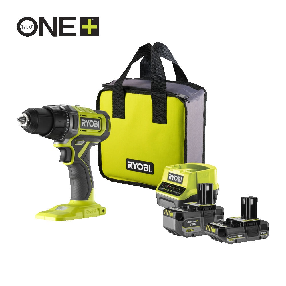 Дрель-шуруповерт RYOBI RDD18-2C42S система ONE +